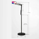 Tablet iPad Stand Floor Stand Adjustable Height - Image 4