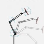 Tablet iPad Stand Floor Stand Adjustable Height - Image 5