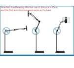 Tablet iPad Stand Floor Stand Adjustable Height - Image 11