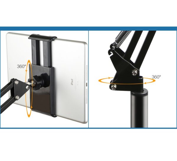 Tablet iPad Stand Floor Stand Adjustable Height - Image 12