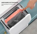 Rubbish Bin Door Hanging Trash Can Wall Mounted Bin - Grey Colour - Image 6