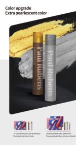 Paul Rubens Oil Pastels 36PCS Pearlescent Colours Soft Professional Oil Pastel - Image 6