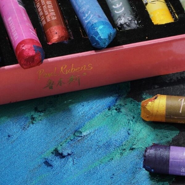 Paul Rubens Oil Pastels 36PCS Pearlescent Colours Soft Professional Oil Pastel - Image 7