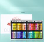 Super Soft Oil Pastels Macarons Colours 48+4 PCS Easy Clean Silky Crayon Stick
