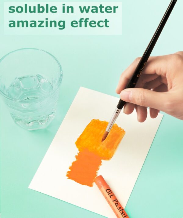 Super Soft Oil Pastels Macarons Colours 48+4 PCS Easy Clean Silky Crayon Stick - Image 11