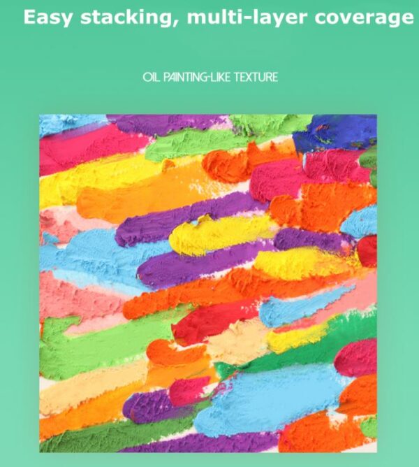 Super Soft Oil Pastels Macarons Colours 48+4 PCS Easy Clean Silky Crayon Stick - Image 9