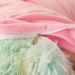 Soft Coral Fleece Warm Cozy Bedding Set Duvet Cover Set 4PCS - Queen - Image 4