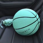 Basketball PU Basketball Size 6 Light blue with Free Ball Pump - Image 2