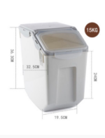 Dry Food Storage Container for Rice Grain Flour Pet Food Large - Image 2