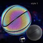 Luminous Basketball PU Basketball Black Size 7 - Image 4