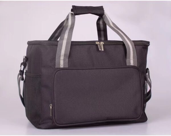 2c7641168674c48abd13bc390aa00b3 Cooler Bag Chilly Bag Portable Zipper Thermal insulated 24L Black - Image 1