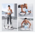 Push Up Bar Indoor Trainer Multifunction Planking Board - Black - Image 2