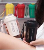 Travel Coffee Cup Portable Stainless Steel Thermos with Lid-White 480ML - Image 5