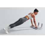 Push Up Bar Indoor Trainer Multifunction Planking Board - Black - Image 17