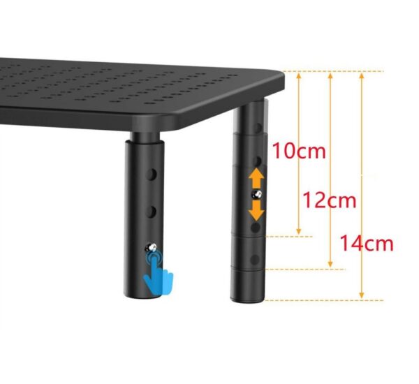 Computer Monitor Stand Riser with Draw Phone holder and Pen holder - Image 2