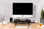 Computer Monitor Stand Riser with Draw Phone holder and Pen holder - Image 9