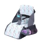 Portable Travel Booster Seat Mummy Bag - Blue Circle