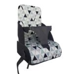 Portable Travel Booster Seat Mummy Bag - Triangle Pattern