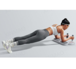 Push Up Bar Indoor Trainer Multifunction Planking Board - Black - Image 11
