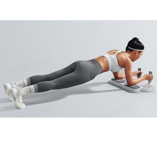 Push Up Bar Indoor Trainer Multifunction Planking Board - Black - Image 11