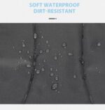 Portable Travel Booster Seat Mummy Bag - Blue Circle - Image 7