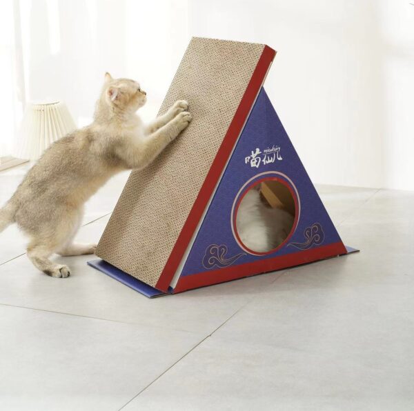 catsscratchboard03 Cat Scratching Board Cat Scratcher Cat House - Image 1