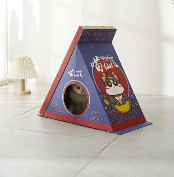 Cat Scratching Board Cat Scratcher Cat House - Image 6