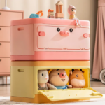 Cute Toy Storage Box Two Way Opening - Yellow Duck - Image 13
