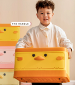 Cute Toy Storage Box Two Way Opening - Yellow Duck - Image 10