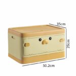 Cute Toy Storage Box Two Way Opening - Beige Dog