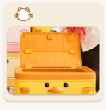 Cute Toy Storage Box Two Way Opening - Yellow Duck - Image 7