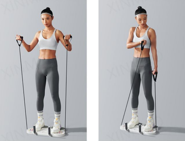 Push Up Bar Indoor Trainer Multifunction Planking Board - Black - Image 10