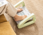 Under Desk Footrest with Height Adjustable Ergonomic Foot Rest - Green