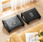 Under Desk Footrest with Height Adjustable Ergonomic Foot Rest - Green - Image 6