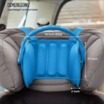 Kids Car Seat Head Support Sleeping head support- Blue - Image 2