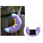 Kids Car Seat Head Neck Support Car Seat Belt Pillow - Blue - Image 2