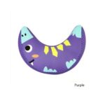 Kids Car Seat Head Neck Support Car Seat Belt Pillow - Purple - Image 4