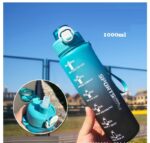 Water Bottle Dual-Way Drink 1L - Turquoise