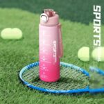 Water Bottle Dual-Way Drink 1L - Pink