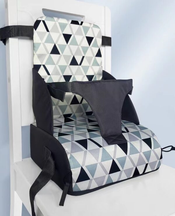Portable Travel Booster Seat Mummy Bag - Triangle Pattern - Image 11
