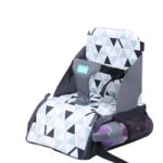 Portable Travel Booster Seat Mummy Bag - Triangle Pattern - Image 10