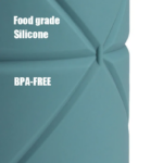 600ml BPA Free Food Grade Water Bottle Foldable Travel Cup - Pink - Image 4