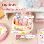 Pen Holder Makeup Brushes Holder Desktop Organiser - Purple - Image 5