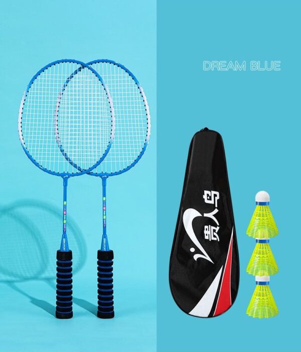 Children Kids Badminton Racquets Set - Blue - Image 1