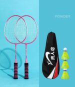 Children Kids Badminton Racquets Set - Pink