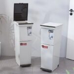 Rubbish Bin 2 layers 38L - White Lid - Image 5