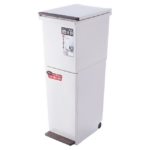 Rubbish Bin 2 layers 38L - White Lid