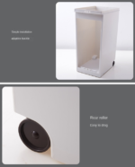 Rubbish Bin 2 layers 38L - White Lid - Image 14