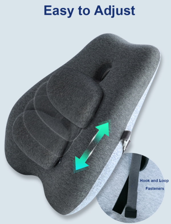 Memory Foam Cushion for Office Chair Car Lumbar Support Cushion - Image 9