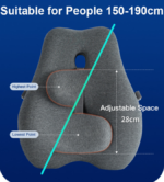 Memory Foam Cushion for Office Chair Car Lumbar Support Cushion - Image 8